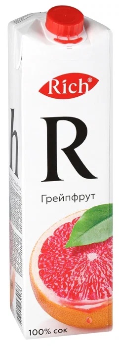 RICH сок грейпфрутовый TetraPak 1л