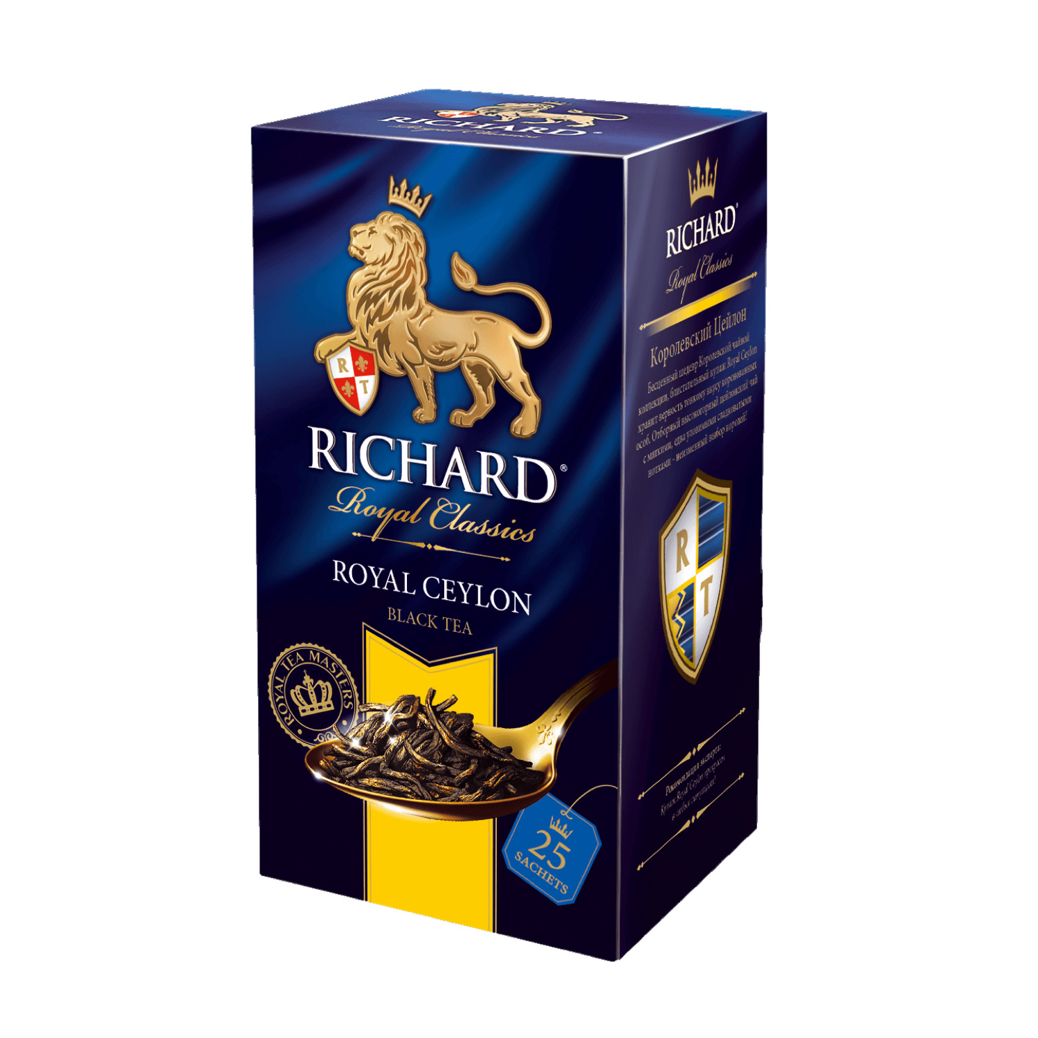 Чай Ричард Роял Цейлон (2х25пак) черный ароматный