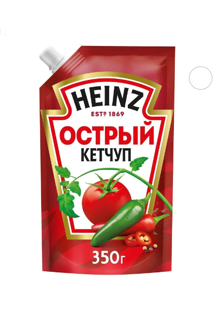 Кетчуп Heinz Острый дой-пак 320г