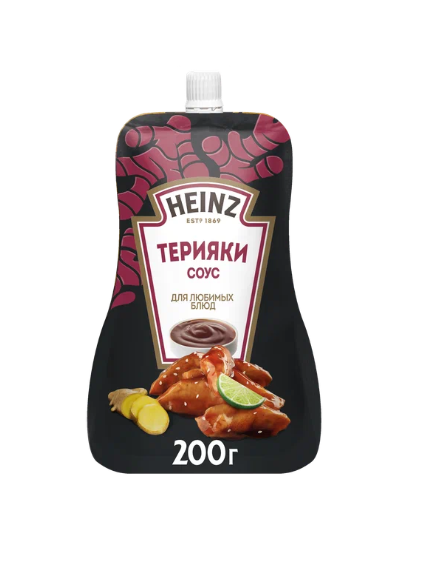 Heinz - соус Терияки, дойпак, 200 гр.