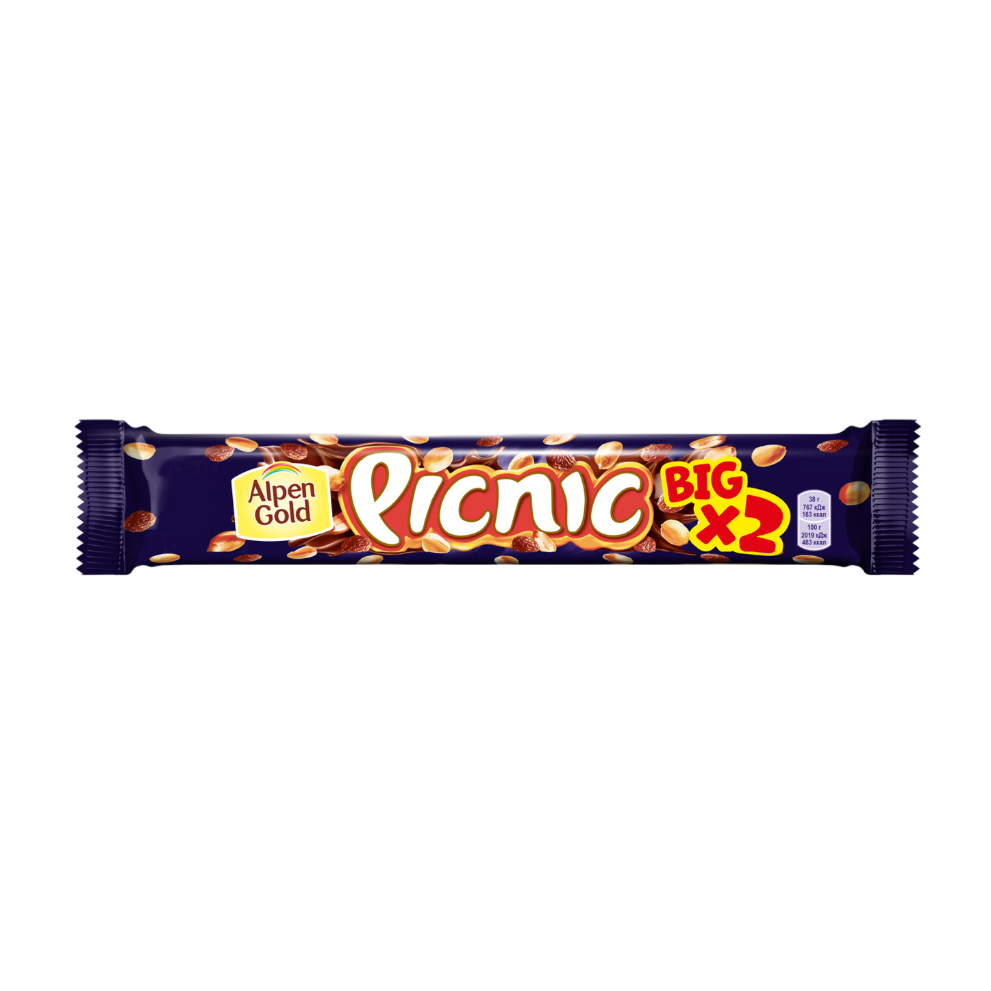 Шоколадный батончик Picnic 76гр