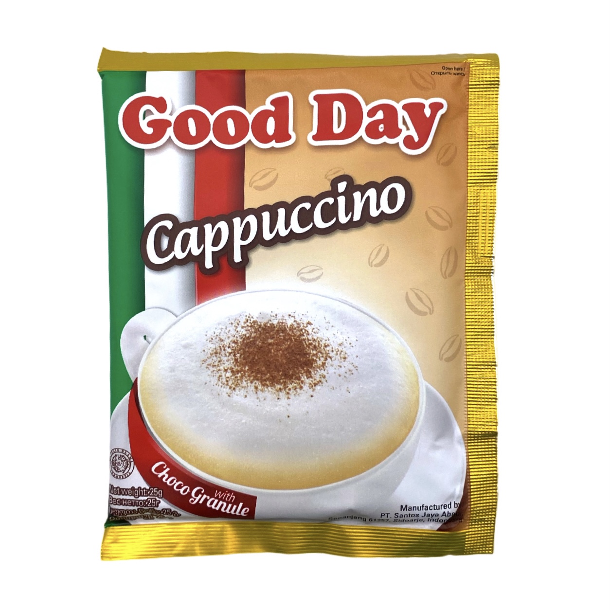 Кофе растворимый 3 в 1 Good Day каппучино с шоколадной крошкой 20 гр