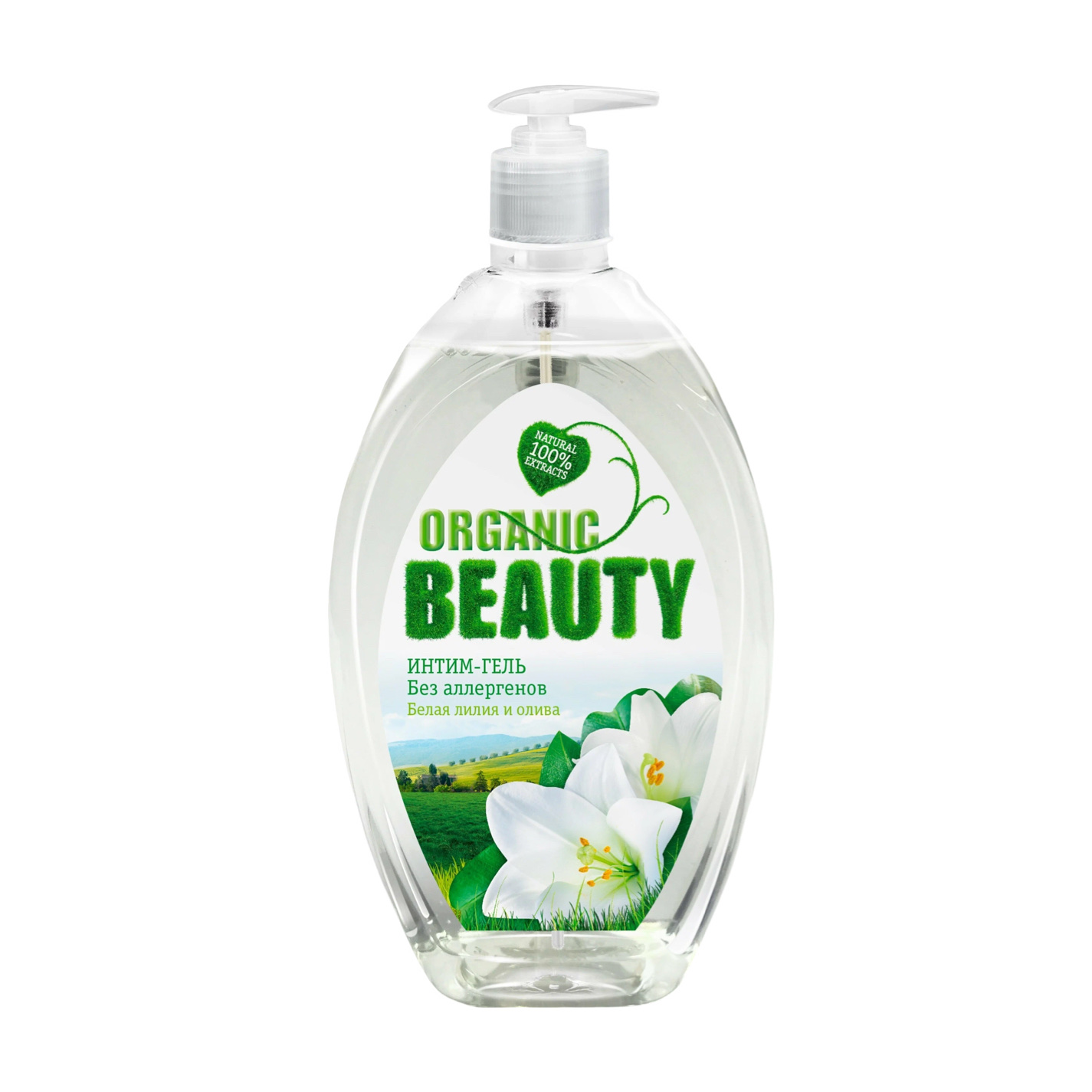 Интим-гель Organic Beauty Белая лилия и Олива 500мл