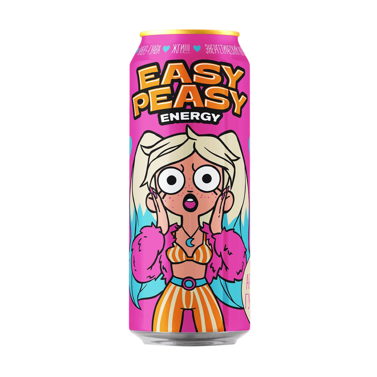 Энергетический напиток АРБУЗ-ГУАВА  Easy Peasy 0,45л