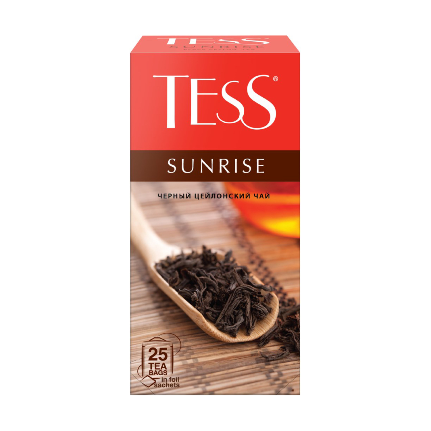 Чай ТЕСС Санрайз (2гх25пак) черный