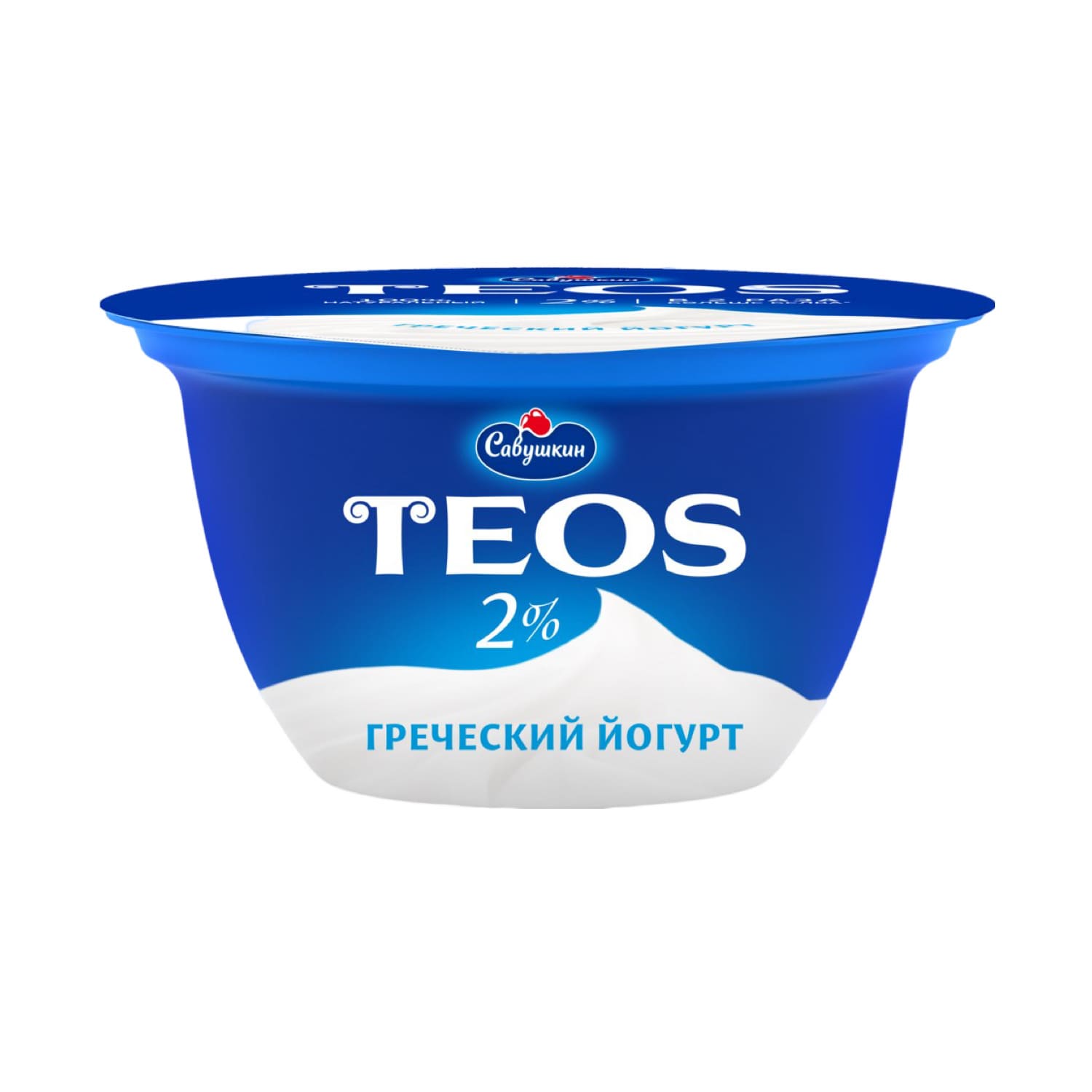 Йогурт греческий TEOS Натуральный 2% 140гр