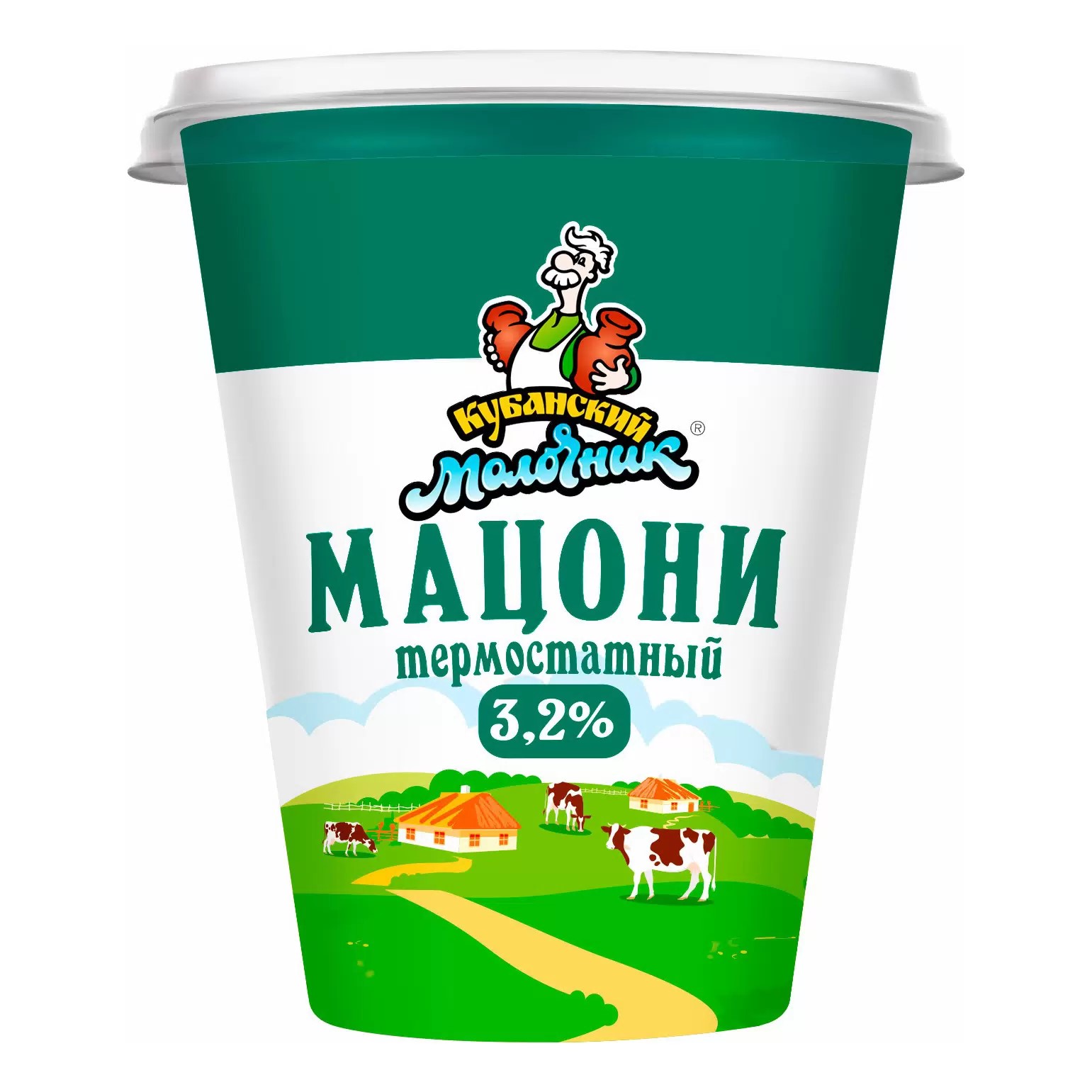 Мацони «Ленинградский Премиум» Кубанский молочник 3,2% термостатный 260 гр