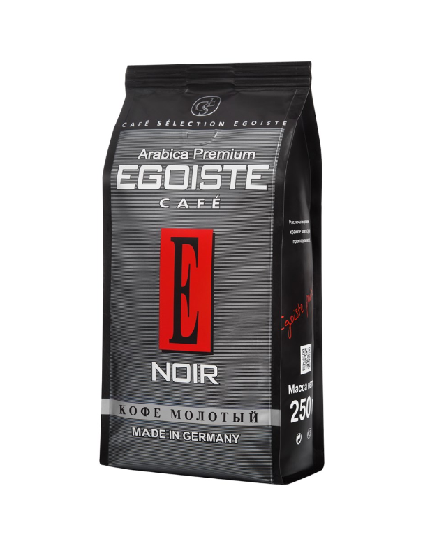 Кофе молотый Egoiste Grand Cru, полимерная упаковка, 250г