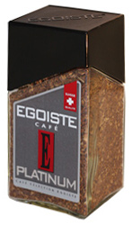 Кофе сублимированный Egoiste Platinum, стекл. банка, 100г