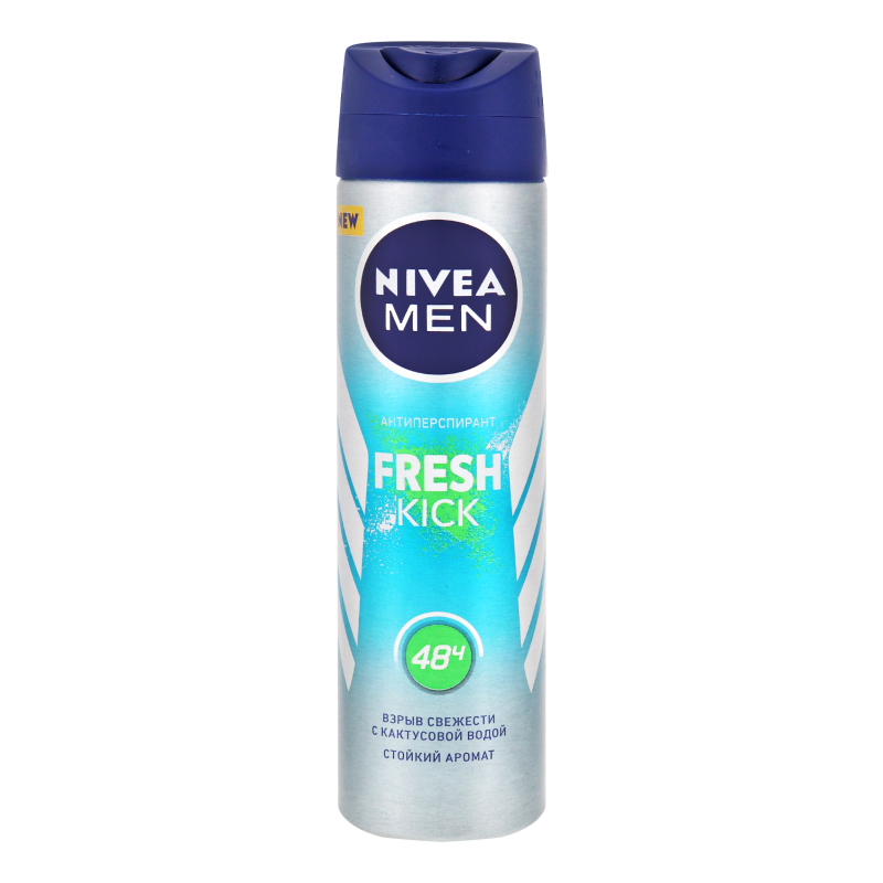 NIVEA MEN Fresh Kick Эффект свежести, дезодорант-антиперспирант спрей, 150 мл