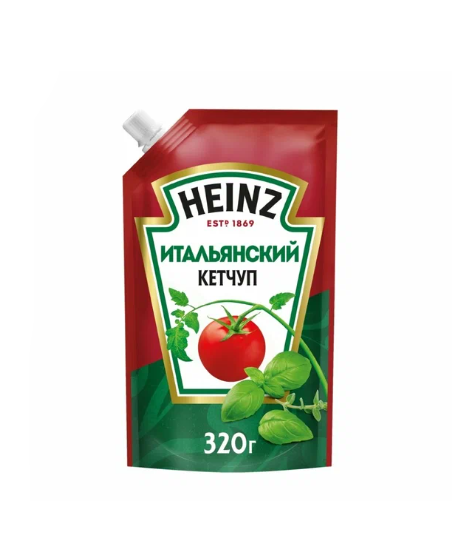 Кетчуп Heinz 320г д/п итальянский