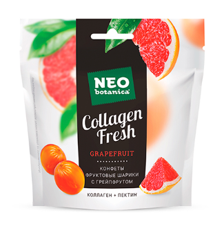 Neo Botanica Collagen Fresh Конфеты Фруктовые шарики с грейпфрутом 55 г